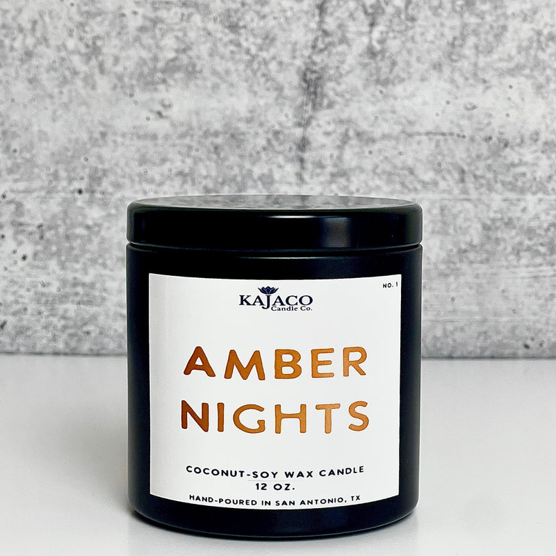 12 oz. Amber Nights Candle